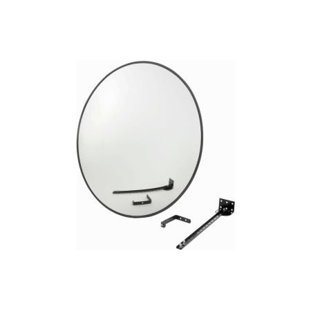 Vision Metalizers Round Acrylic Convex Mirror, Outdoor, 36" Dia., 160 Degree Viewing Angle PA3600